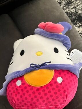 Hello Kitty Plush Witch Toy - Pink & Purple Kids Plush 12 Inch